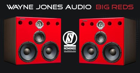 2x10″ 3-Way Powered Studio Monitors (pair) 2000 Watt (each) Red (Ship From Chicago) - Image 2
