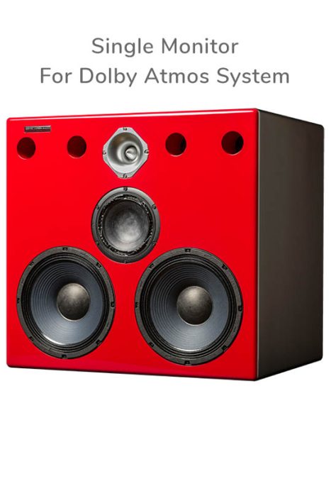 2x10″ 3-Way Powered Studio Monitor (single) 2000 Watt